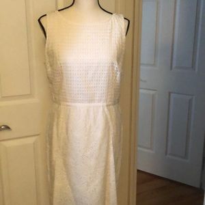 White Eyelet dress.